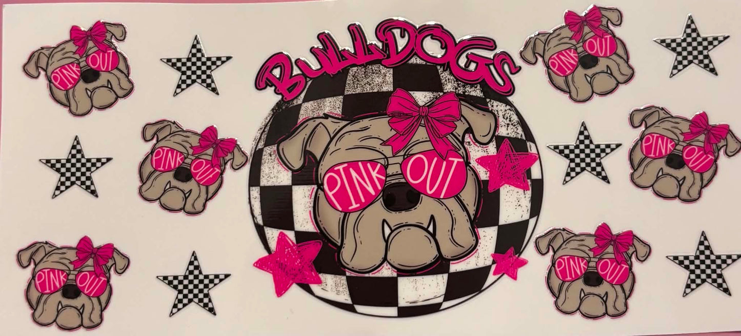 Bull Dog Pink Wrap