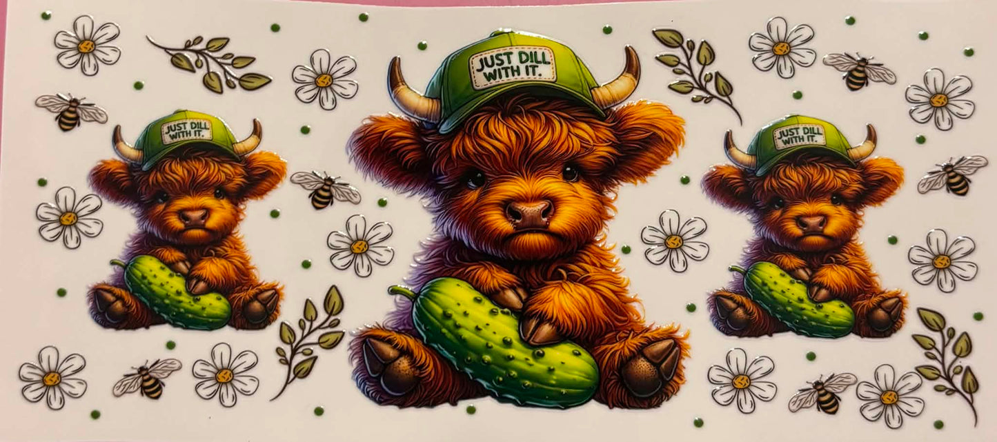 Highland Cow Dill With It Wrap