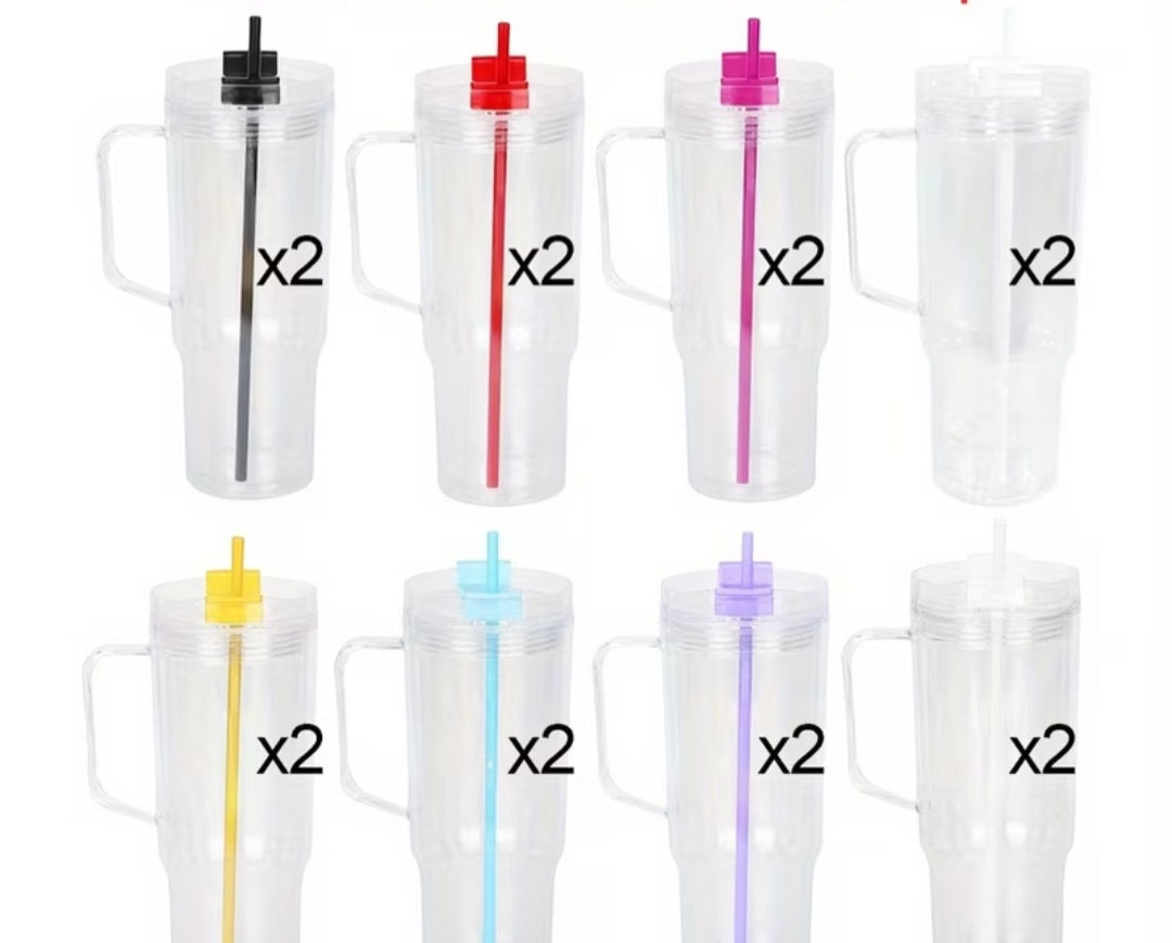 40oz COLOR TOP SNOWGLOBE TUMBLER