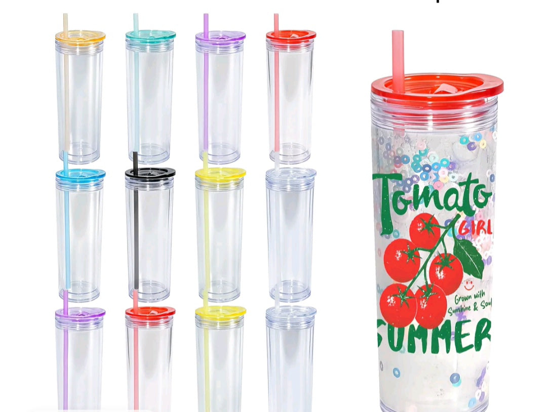 20oz snowglobe tumbler twist lid