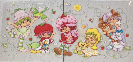 Strawberry shortcake girls snowglobe tumbler wrap