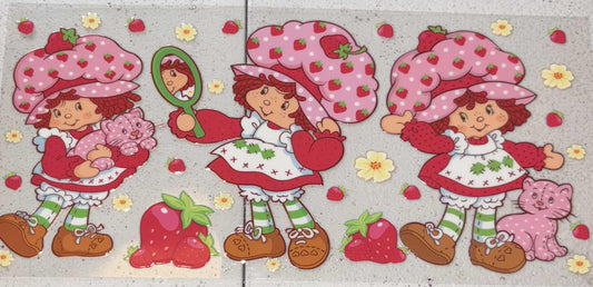 Strawberry shortcake lovely snowglobe tumbler wrap