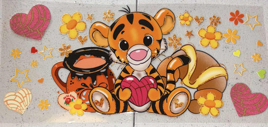 Baby Tigger snowglobe tumbler wrap