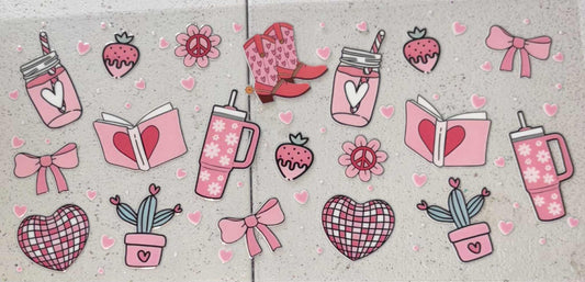 Western girl valentine's wrap