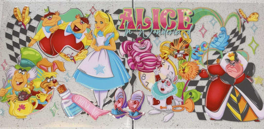 Alice snowglobe tumbler wrap