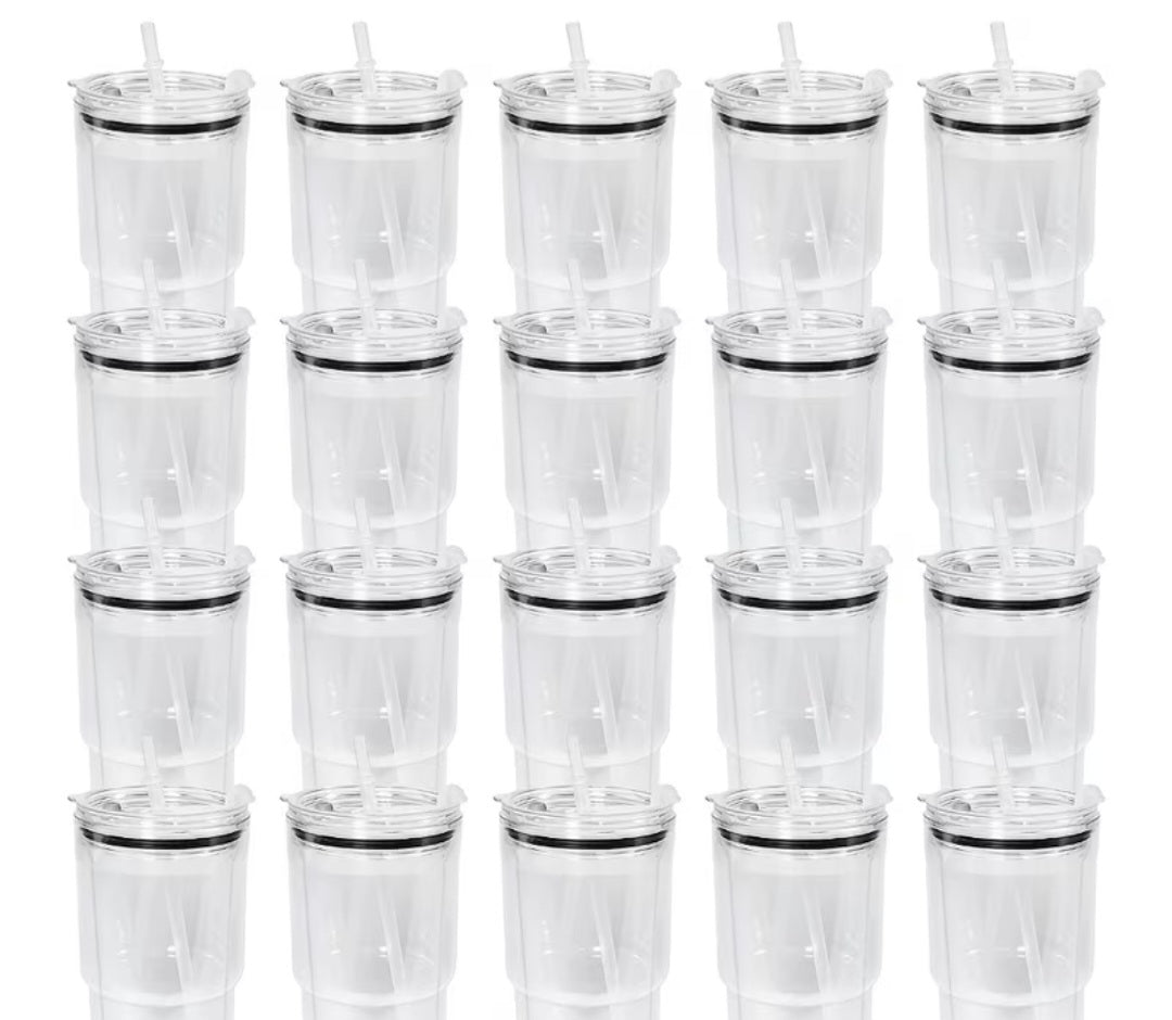 18oz snowglobe tumbler