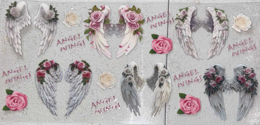 Angle wings snowglobe tumbler