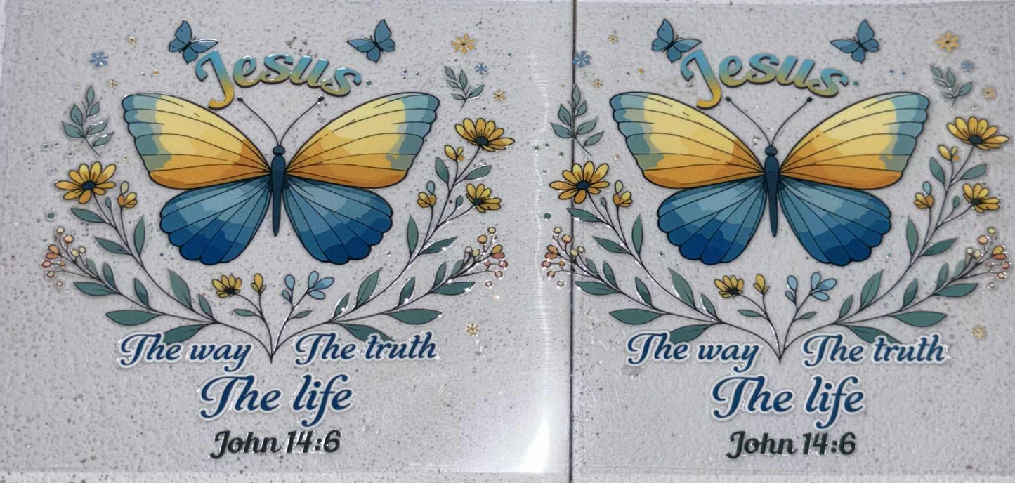The way the truth the life John 14:6 snowglobe tumbler wrap
