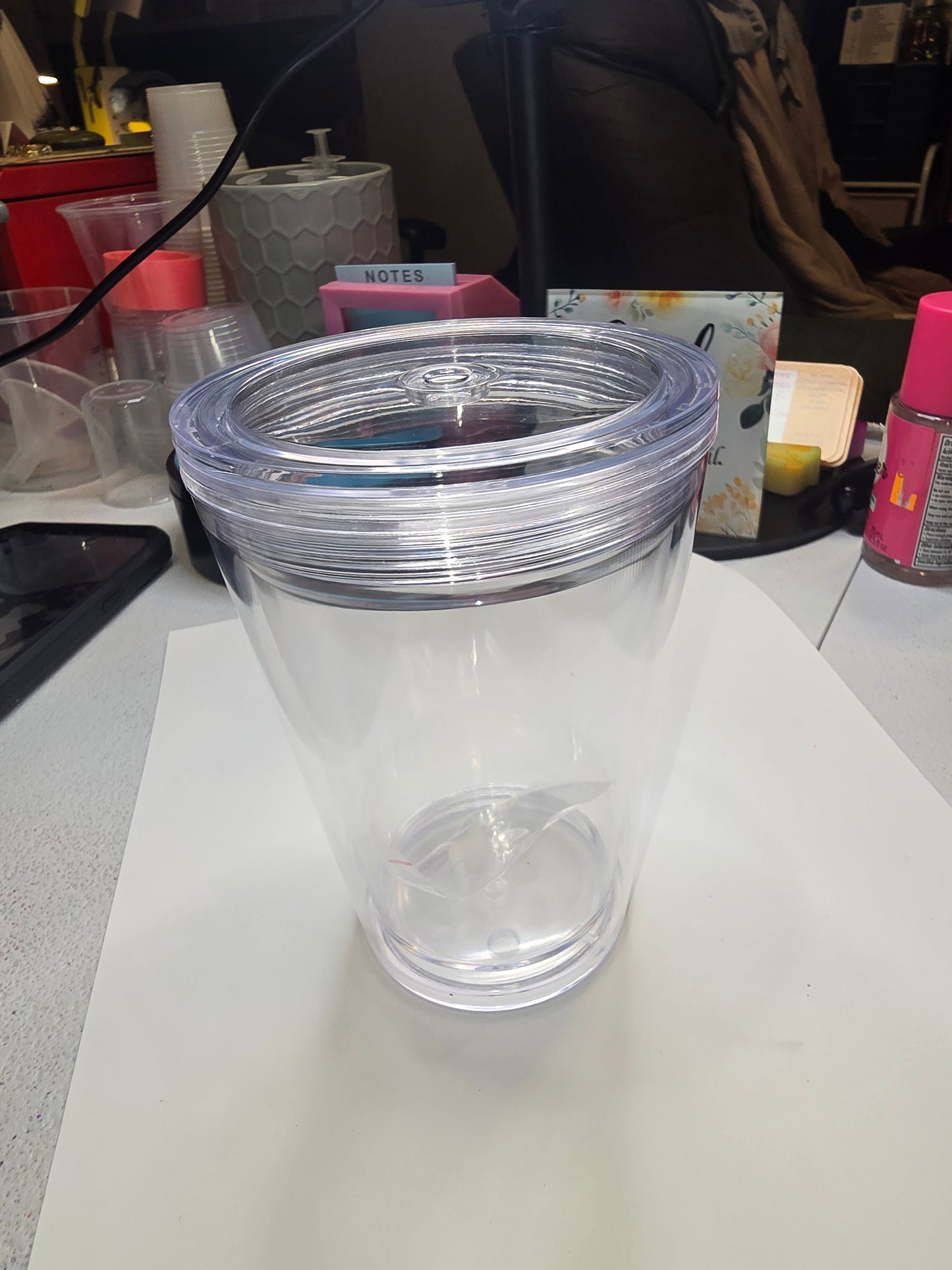 8oz Snow Globe Tumbler
