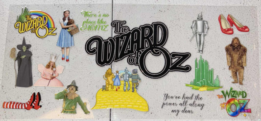 Wizard OZ snowglobe tumbler wrap