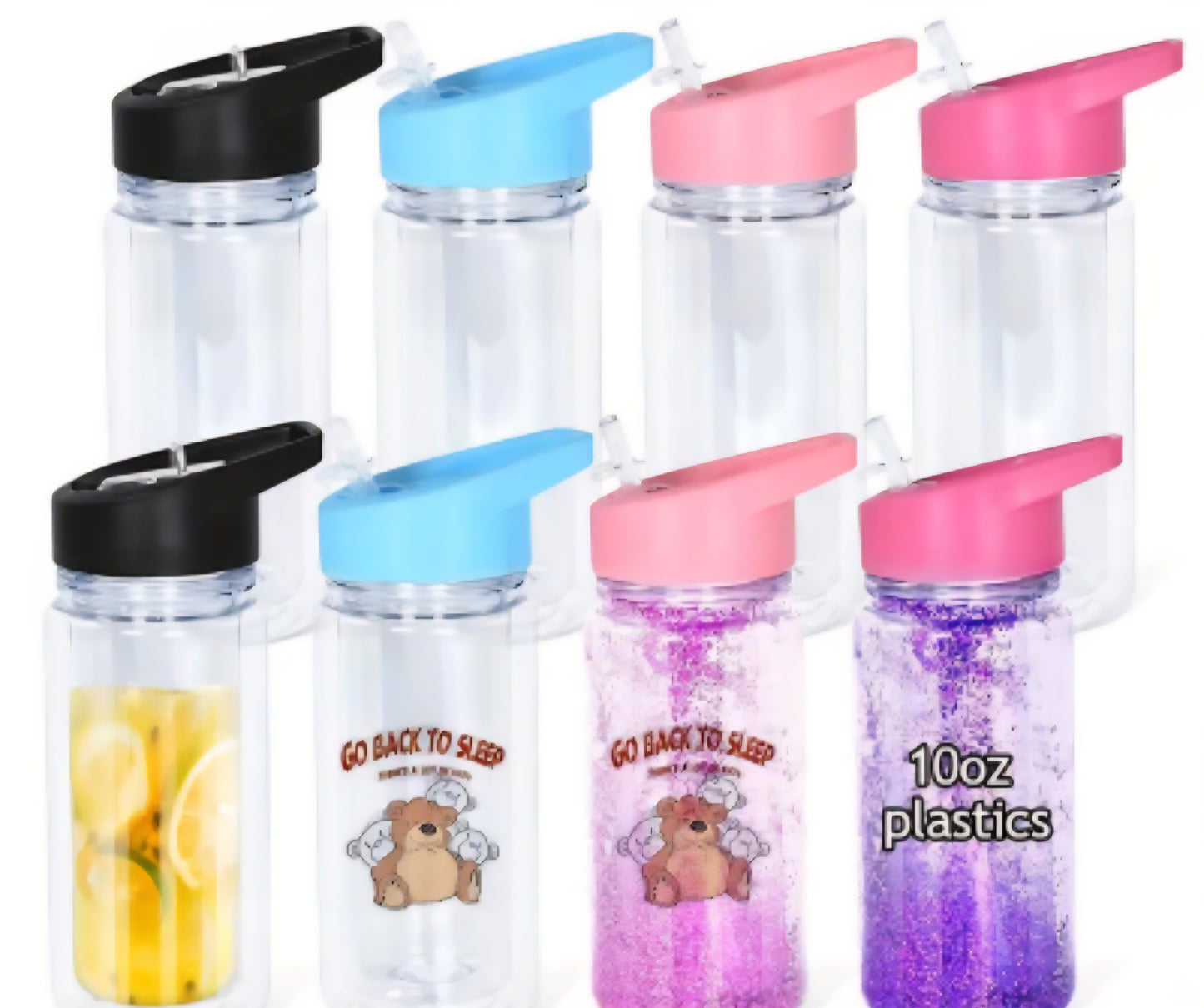 Kids Flip Top Snow Globe Tumbler